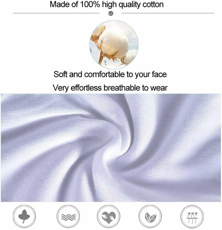 3D Double Layered Cotton Mask *USA Made *Wash & Reusable